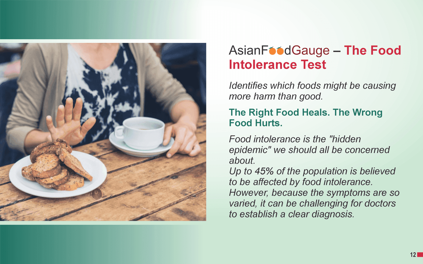 Asian Diagnostics presentation slide 12