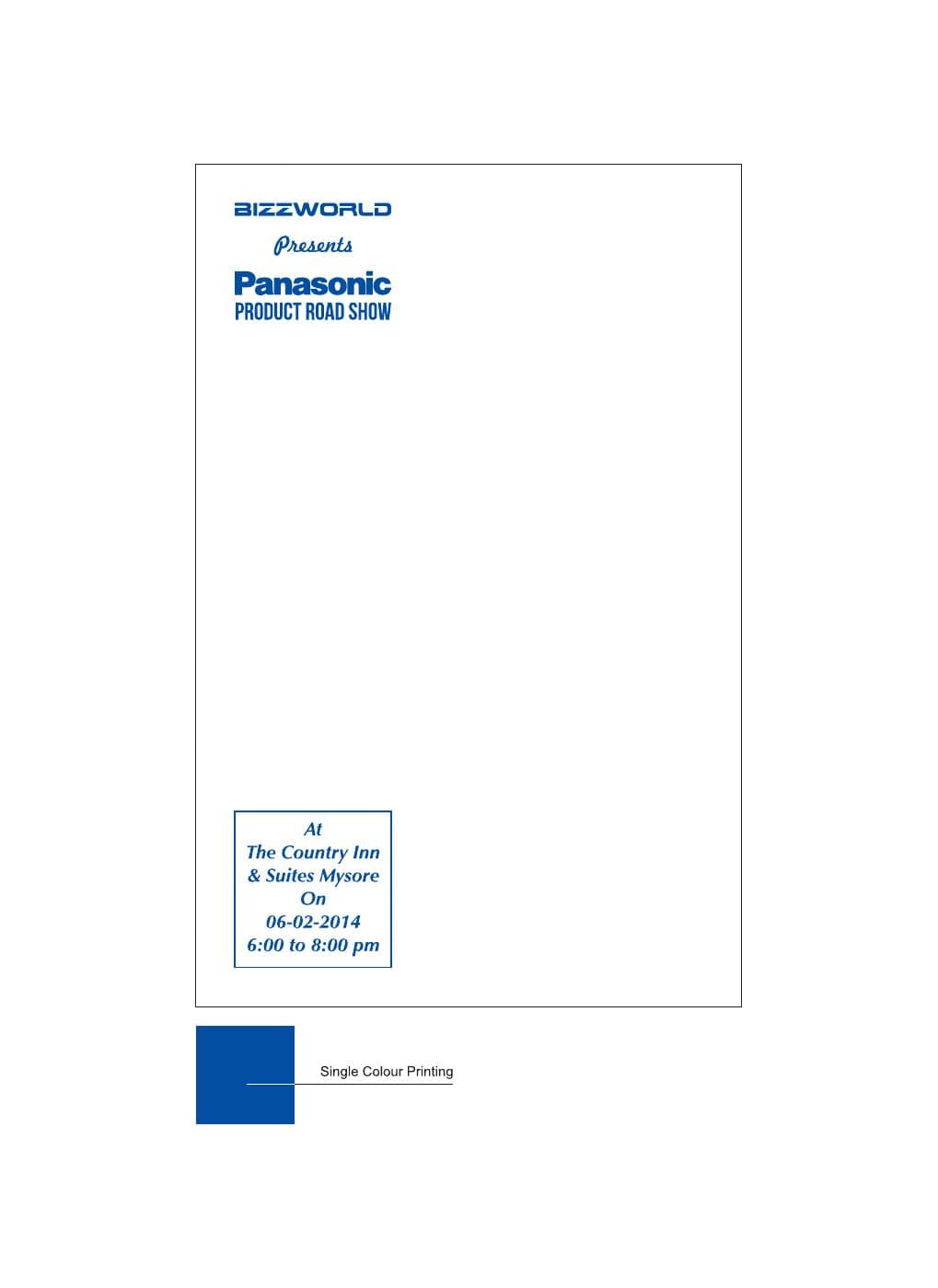 Panasonic road-show cover