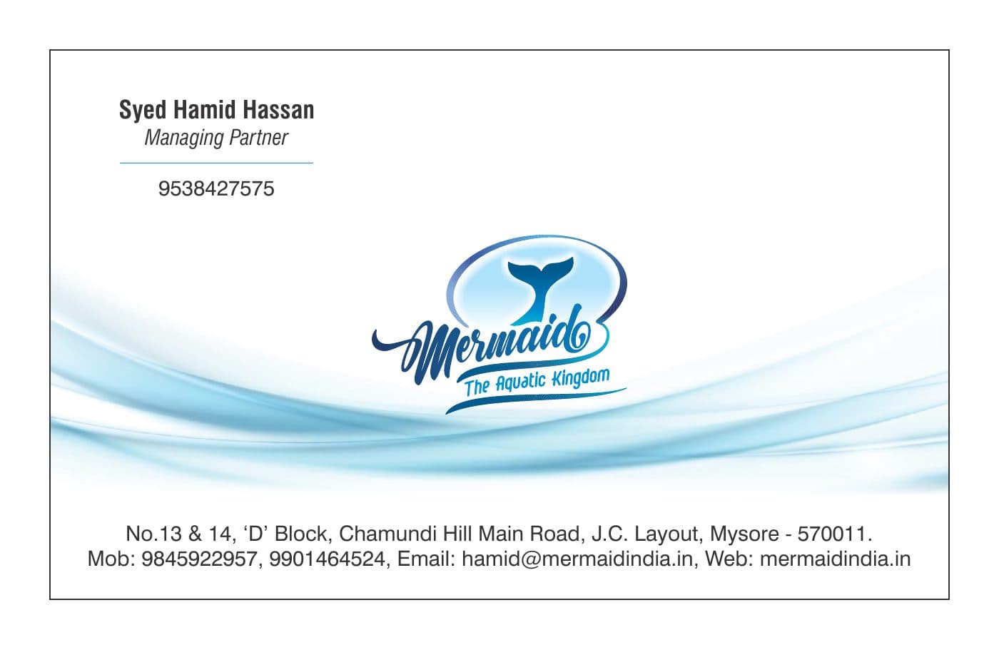 Coral Aquatics identity application 3