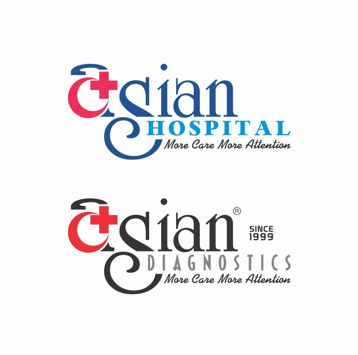 Asian Hospital visual identity system