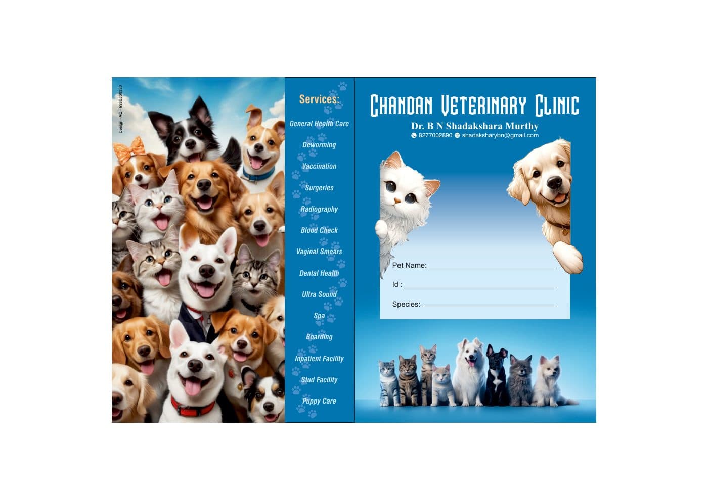 Chandan Veterinary Clinic communication artwork 2