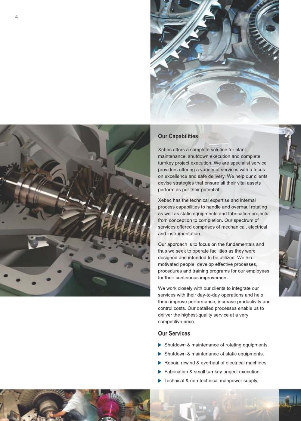 Xebec industrial brochure page 4