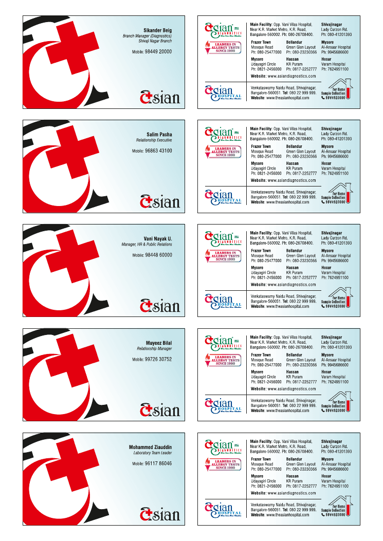 Asian healthcare stationery production sheet 3