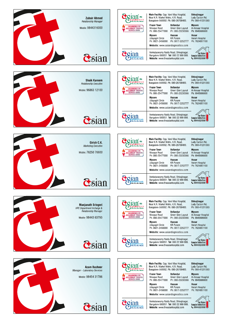 Asian healthcare stationery production sheet 4