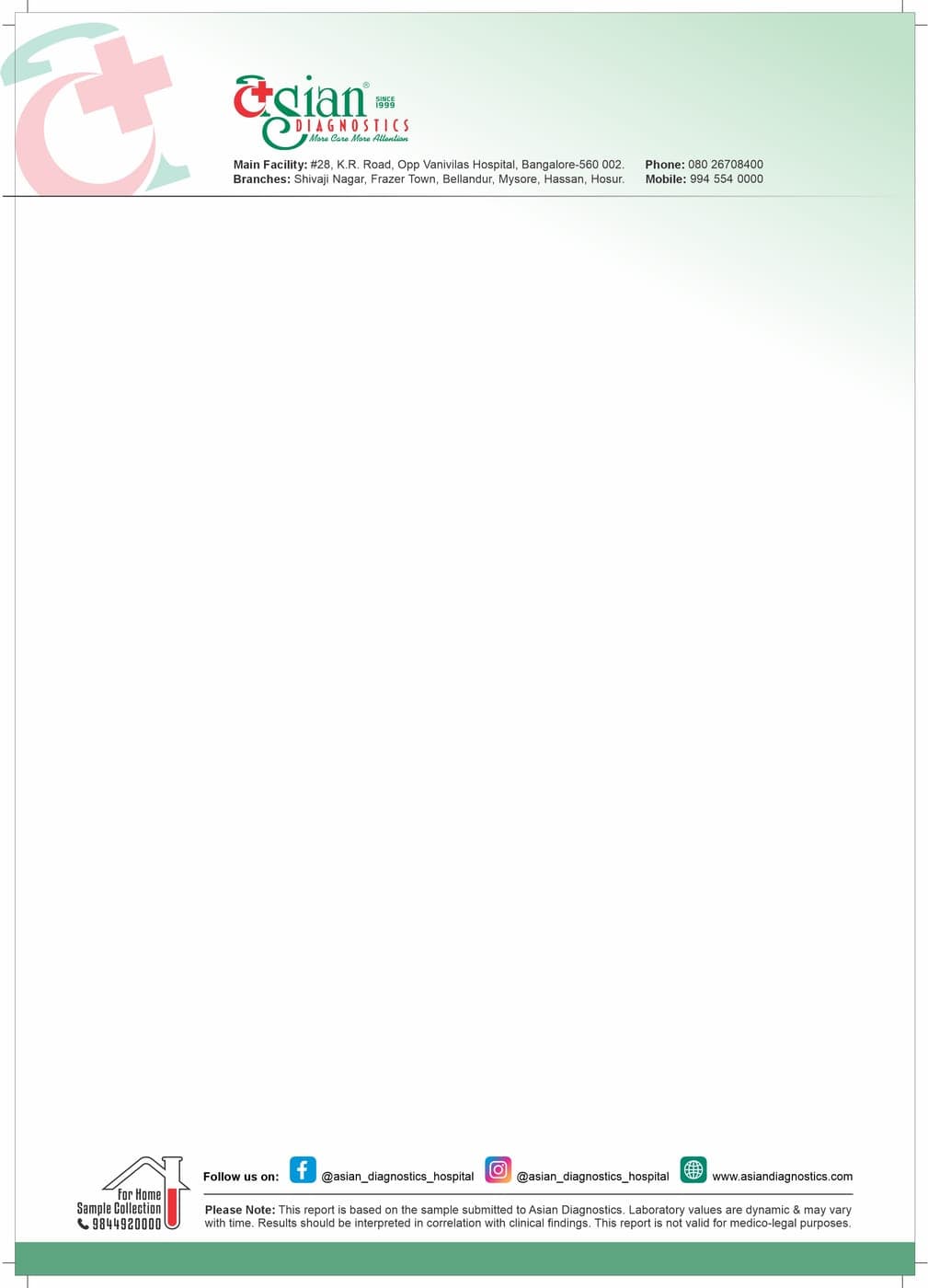 Asian Diagnostics anniversary stationery application 4