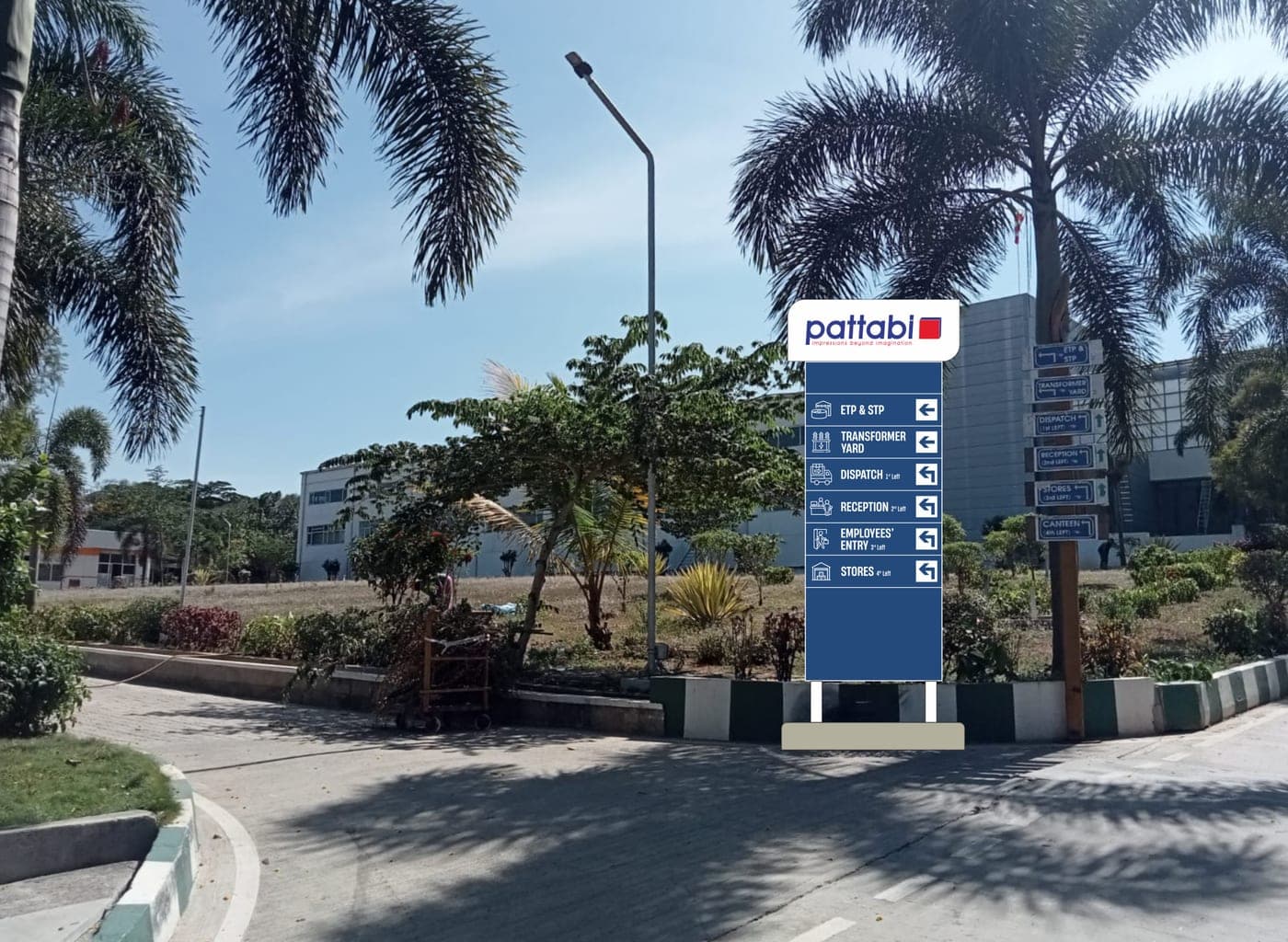 Pattabi sign photographed on site