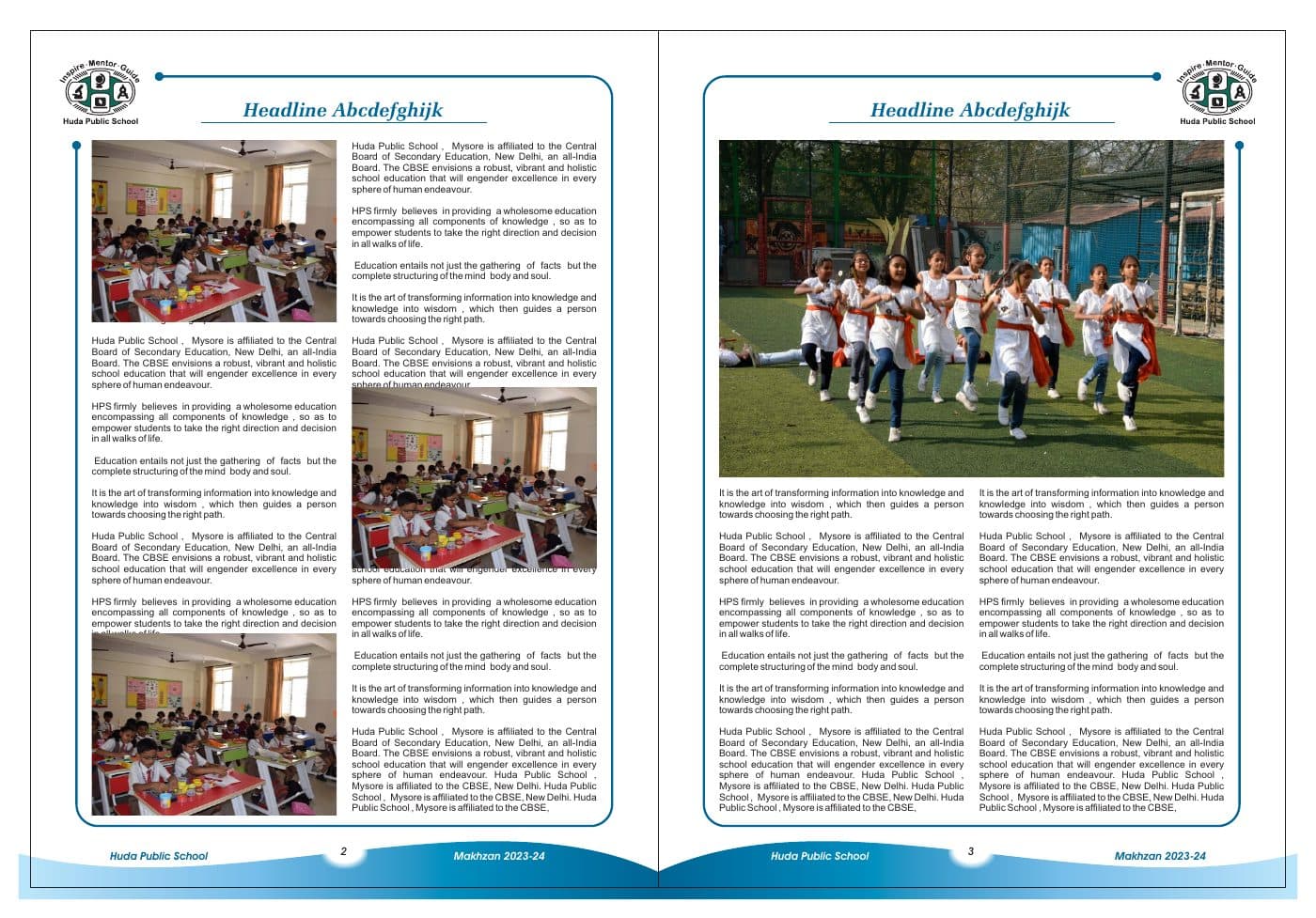 Huda Makhzan editorial spread 1