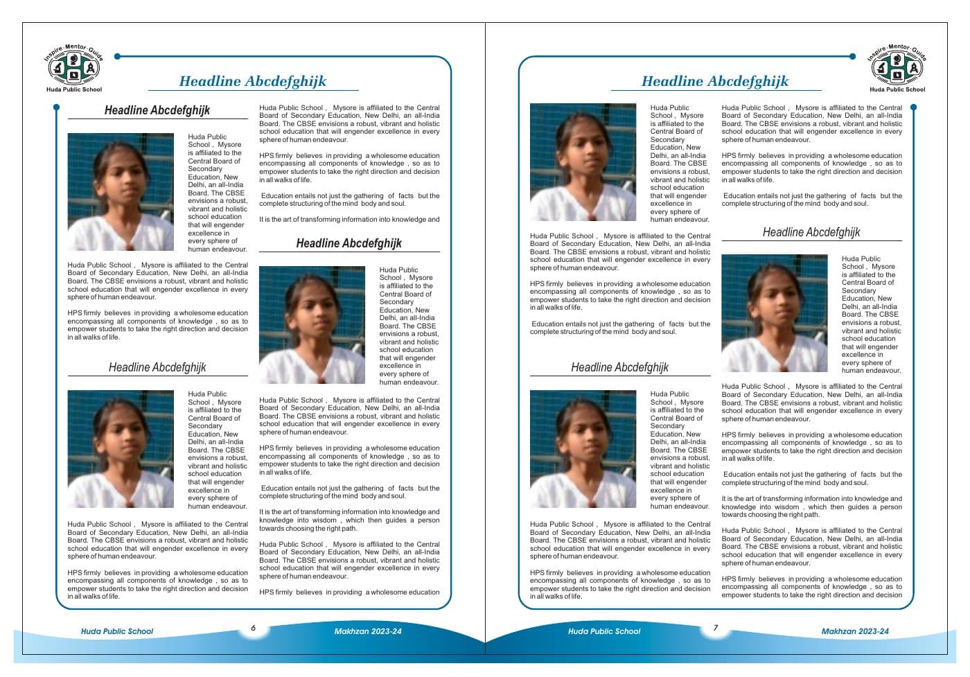Huda Makhzan editorial spread 3