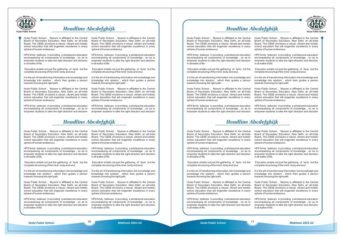 Huda Makhzan editorial spread 5